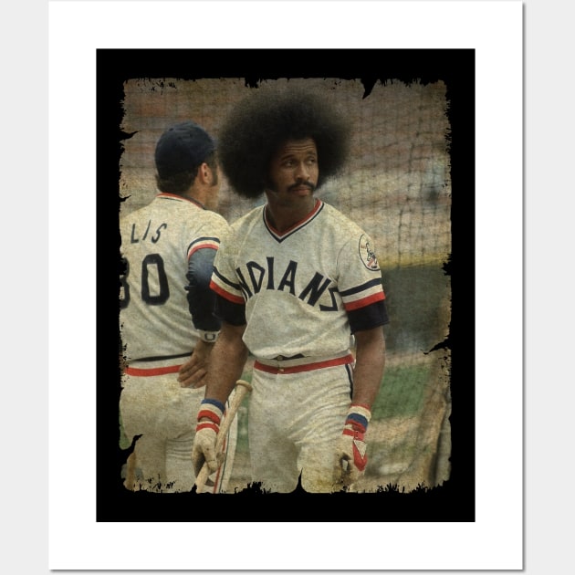 Oscar Gamble in Cleveland Guardians Wall Art by SOEKAMPTI